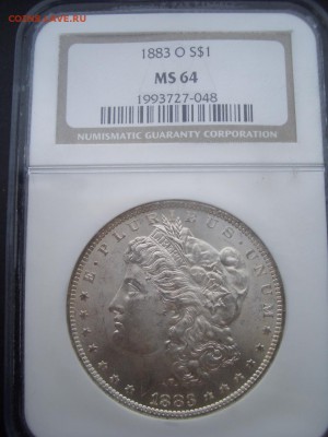США, Морган доллар, слаб NGC MS64 - 15.09.2018-22.00 Мск. - Dollar 1883-Slab (4).JPG