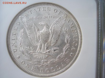 США, Морган доллар, слаб NGC MS64 - 15.09.2018-22.00 Мск. - Dollar 1883-Slab.JPG