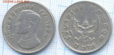 Таиланд 1 бат 1974 г. , до 13.09.2018 г. 22.00 по Москве - Таиланд 1 бат 1974  3562