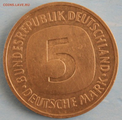 С РУБ.ФРГ 5 МАРК 1991г."D "  до 16.09 в 22-00 - IMG_4189.JPG