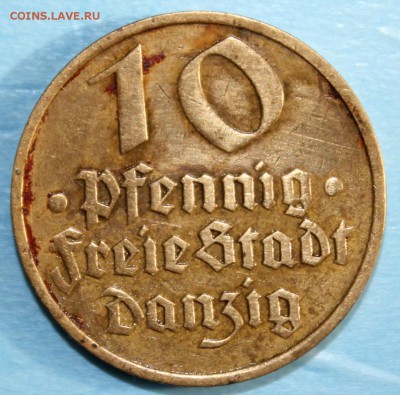 С РУБ.ВОЛЬНЫЙ ГОРОД ДАНЦИГ 10 пфеннигов 1932г. до 16.09 - IMG_4180.JPG