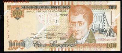 ГОНДУРАС 100 ЛЕМПИР 2014 UNC - 1 001