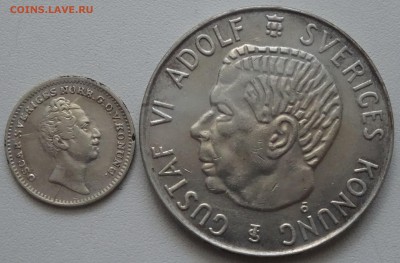 16 риксдалера 1848 и 5 крон 1955 г.г. на оценку - DSC02197.JPG