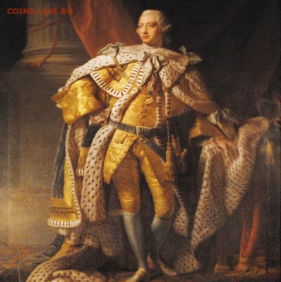 С РУБ.БРИТАНИЯ 1 фартинг 1799г. ГЕОРГ-III до 17.09 в 22-00 - King-George-III-portrait-studio-of-Allan-Ramsay