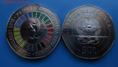 Папуа Новая Гвинея 50 тойя 2015г,эмаль до 13.09. 22-00 мск - CFWbCaM5MN0