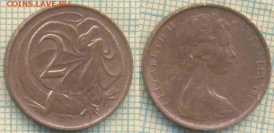 Австралия 2 цента 1967 г. ,до 17.09.2018 г. 22.00 по Москве - Австралия 2 цента 1967  3730