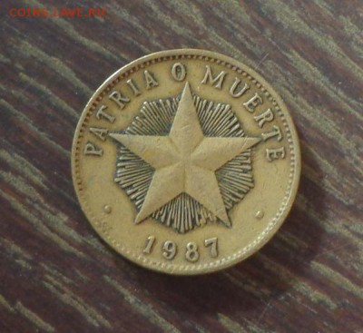 КУБА - 1 песо ЗВЕЗДА до 18.09, 22.00 - Куба 1 песо1987_1 Звезда