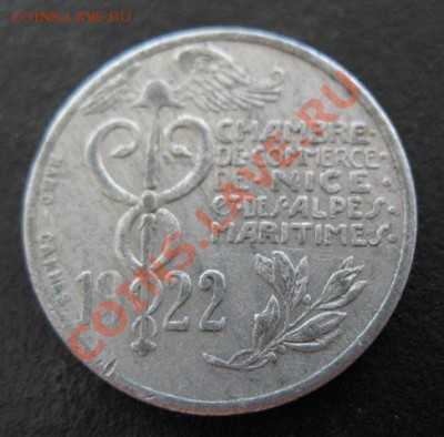 Франция, нотгельд, 1920, Nice, до 17.05 в 21-00 мск - фр рог а