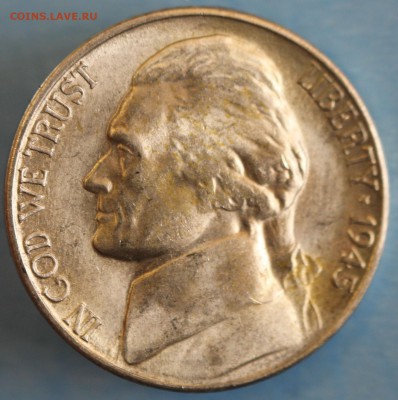 С РУБ.USA 5 cents  1945г."S" В БЛЕСКЕ! до 18.09 в 22-00 - IMG_4166.JPG