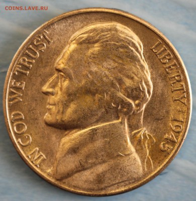 С РУБ.USA 5 cents  1945г."S" В БЛЕСКЕ! до 18.09 в 22-00 - IMG_4164.JPG