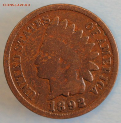 С РУБ.USA ONE CENT  1892г. ИНДЕЕЦ  до 18.09 в 22-00 - IMG_4136.JPG