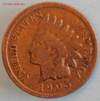 С РУБ.USA ONE CENT  1905г. ИНДЕЕЦ  до 18.09 в 22-00 - IMG_4133.JPG