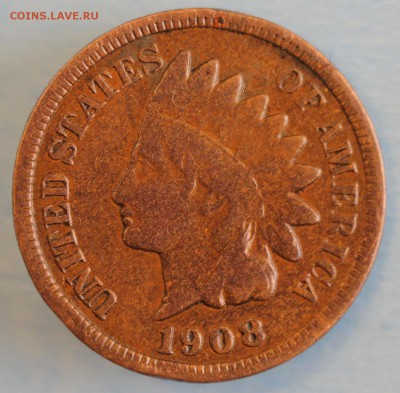 С РУБ.USA ONE CENT  1908г. ИНДЕЕЦ  до 18.09 в 22-00 - IMG_4130.JPG