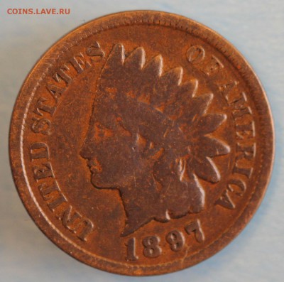 С РУБ.USA ONE CENT  1897г. ИНДЕЕЦ  до 18.09 в 22-00 - IMG_4128.JPG
