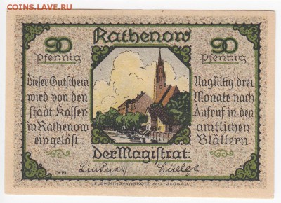 Нотгельд-Ратенов 90 пфеннигов 1921 г. до 18.09 в 22.00 - IMG_20180912_0006