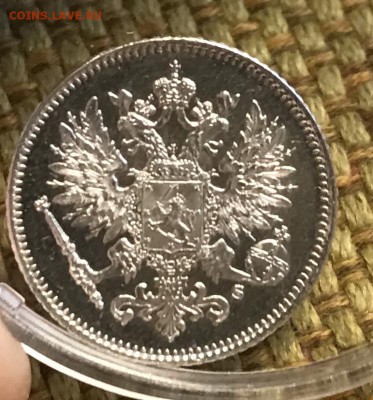 1 марка 1915 г и 25 пенни 1913 г для Финляндии - 0B034BEB-F904-47DD-B98E-4734EA707B55