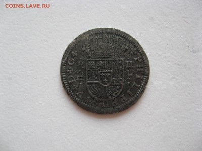 Испания 1 реал 1721(?) на оценку - 3