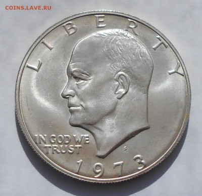 США 1 Доллар Эйзенхауэр 1973 S до 15.09.2018 22-00 мск. - 1dol73 1.JPG