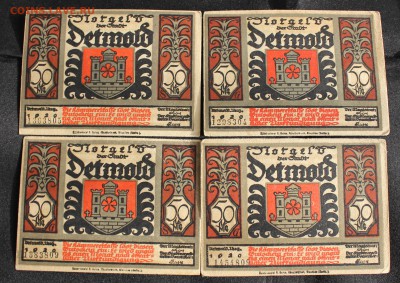 С РУБ.ДЕТМОЛЬД  50 пфеннигов 1920г. 4 нотгельда  до 19.09 - IMG_4264.JPG