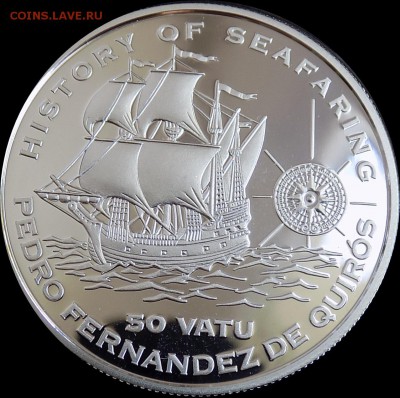 Вануату 50 вату 2005 История мореплавания Парусник - DSCN2267.JPG