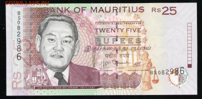 МАВРИКИЙ 25 РУПИЙ 2009 UNC - 9 001