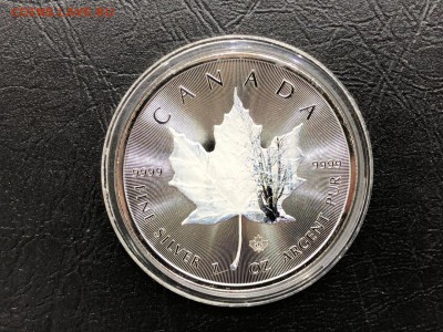 Канада 5 долларов 2014 Лист Цвет. - 19.09.19 22:00 мск - t6yAdelm28I