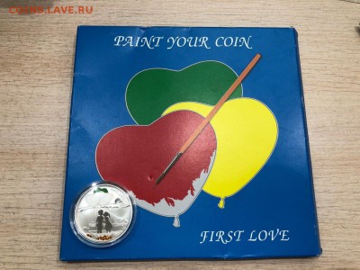 О-ва Кука 5 долларов 2014 Первая любовь КРАСКИ Раскрась сам - zJQSy9ESEFI