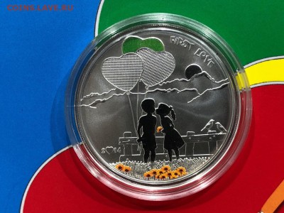 О-ва Кука 5 долларов 2014 Первая любовь КРАСКИ Раскрась сам - 7IA1ORgUFow