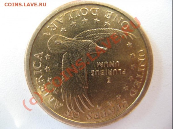 Оцените 1 доллар 2000 монета, поворот - 2.JPG