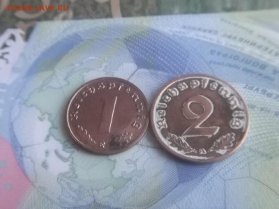 монеты германии 1 и 2пфеннига 1938 и 1939г. - 020.JPG