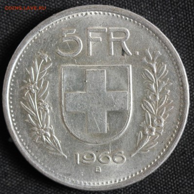 С РУБ.ШВЕЙЦАРИЯ 5 франков  1966г. до 21.09 в 22-00 - IMG_4348.JPG
