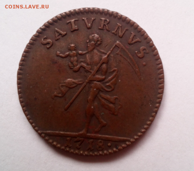 1 далер 1718г. S.M "Сатурн" (Швеция). До 23.09.18 21-30 МСК - 2