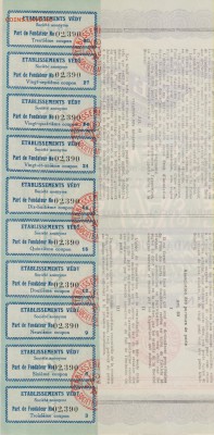 Акция. Франция 1923 г. до 21.09. в 22.00 м - фр 1923 002