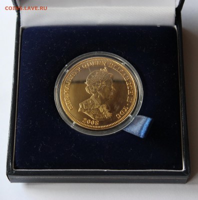 Тристан да Кунья 5 фунтов 2008 Святой Георгий и Дракон.Proof - IMG_8249.JPG