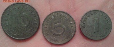 3 Рейх 3 монеты (цинк) - Фото-1951