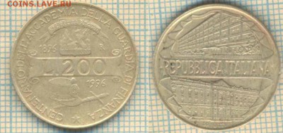 Италия 200 лир 1996 г. , до 20.09.2018 г. 22.00 по Москве - Италия 200 лир 1996  3627