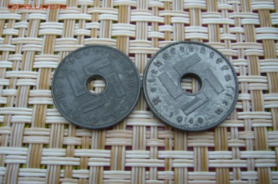 5 + 10 пфеннигов 1940 гг - оккупация - 18-09-18 - P1910521.JPG