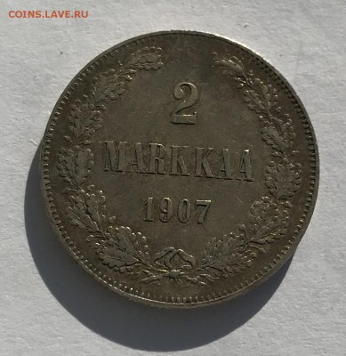 2 марки 1906 и 1907 г для Финляндии, оценка - EC108CED-24F0-419C-AA7E-A5F04D381265