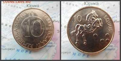 Словения 10 толаров, 2001г - 11