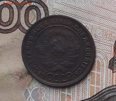 1 копейка 1924 грибок до 25-09-2018 до 22-00 по Москве - 24 Г А