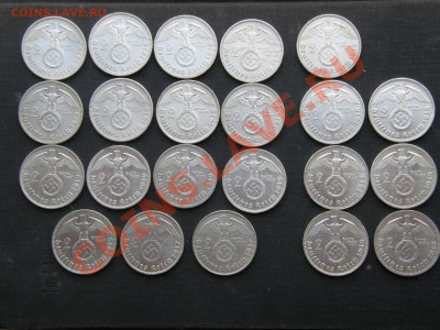 Серебро III Reich: двухмарочники 1937, 1938, 1939гг - P5120045.JPG