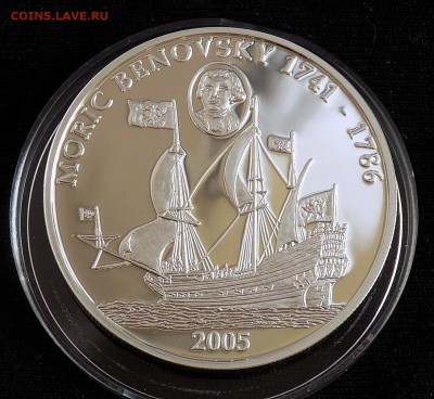 Либерия 10 $ 2005 ПАРУСНИК МОРИЦ БЕНЕВСКИЙ - DSCN2395.JPG