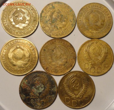 3 копейки 1926-1949 гг., СССР, 8 шт., до 22:00 26.09.2018 г. - 3-26-49-9.JPG