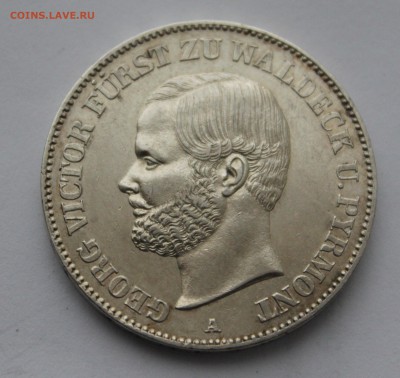 Вальдек-Пирмонт, талер 1867 - 7B2244BE-7901-4AB8-9DB1-A2D36C381BB6