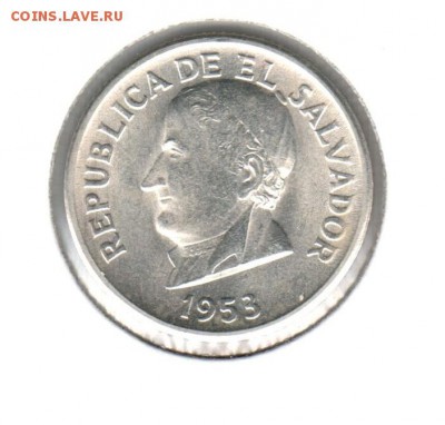 50 сентавос 1953 года Сальвадор до 23.09 до 21.00 - 50 сентавос 1953()