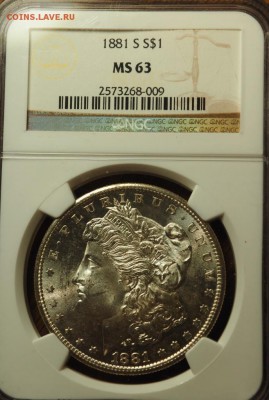 США 1$ 1881 S NGC MS63 до 26.09.2018 в 22-00 МСК - P1011285.JPG