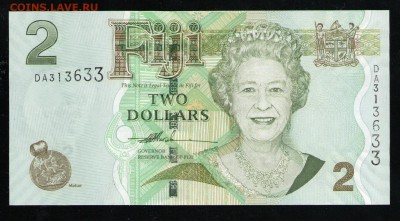 ФИДЖИ 2 ДОЛЛАРА 2011 UNC - 19 001