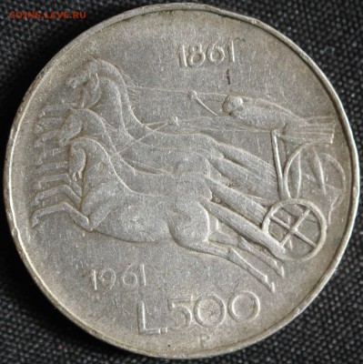 С РУБ.ИТАЛИЯ 500 лир 1961г. КОЛЕСНИЦА до 27.09 в 22-00 - IMG_4363.JPG