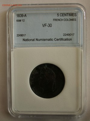 С РУБ.ФРАНЦИЯ ДЛЯ КОЛОНИЙ 5с  1839г.ЛУИ ФИЛИПП  до 27.09 - IMG_3959.JPG