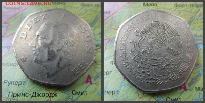 Мексика 10 песо, 1981г - 10